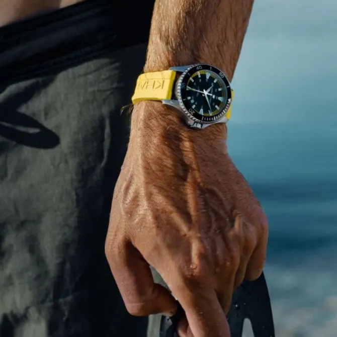 Hamilton Khaki Navy Scuba Amarillo Automatico 40 mm