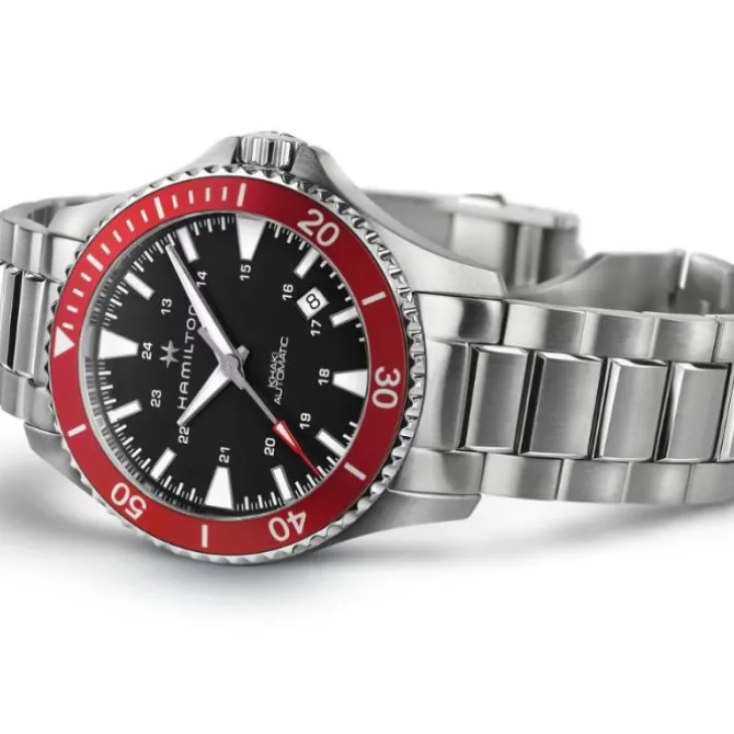 Hamilton Khaki Navy Scuba Rojo Automatico 40 mm
