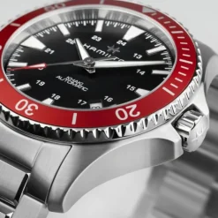 Hamilton Khaki Navy Scuba Rojo Automatico 40 mm