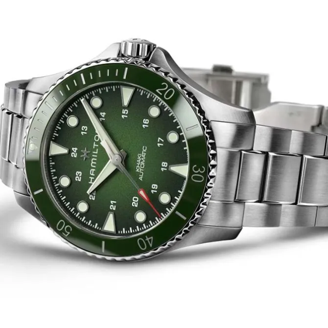 Hamilton Khaki Navy Scuba Automatico Verde 43 mm