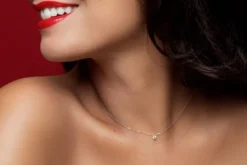 La Brune & La Blonde Collar Oro Rosa 360º diamante 0.10 quilates