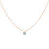 La Brune & La Blonde Collar Oro Rosa 360º diamante 0.40 quilates