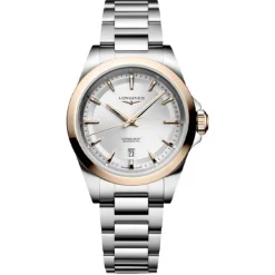Longines Conquest Automatico Acero y Oro Rosa 30mm