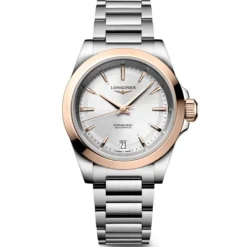 Longines Conquest Automatico Acero y Oro Rosa 34mm