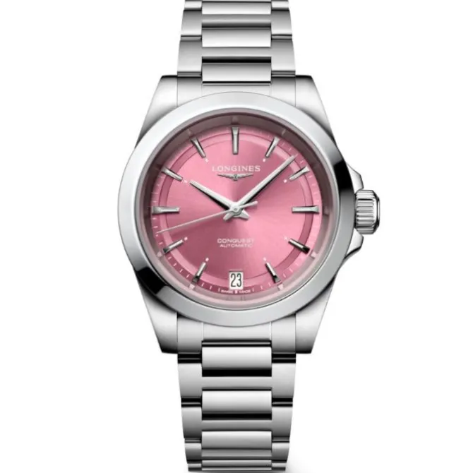 Longines Conquest Automático Rosa 34mm