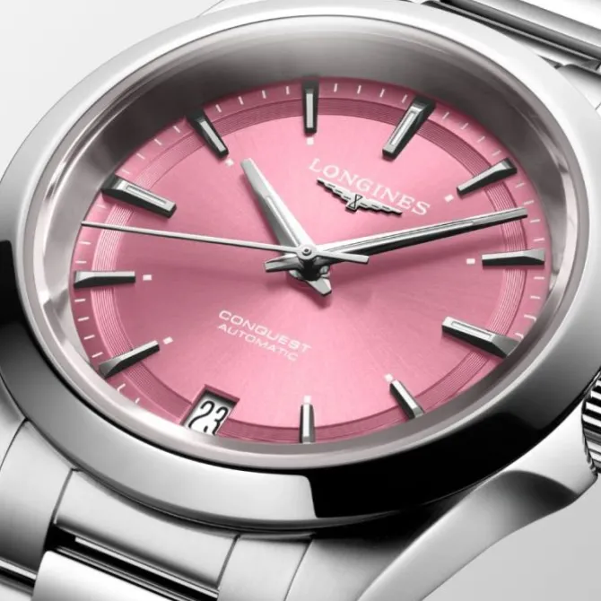 Longines Conquest Automático Rosa 34mm