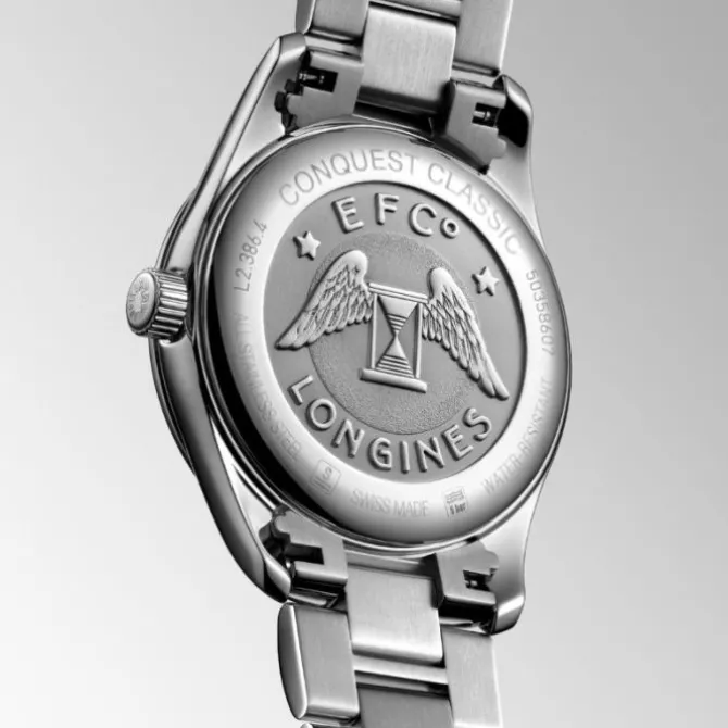 Longines Conquest Classic Cuarzo Gris 34mm