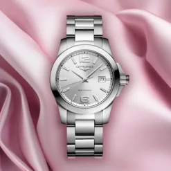 Longines Conquest Cuarzo Gris 34mm