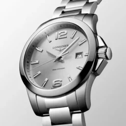 Longines Conquest Cuarzo Esfera Gris 41 mm