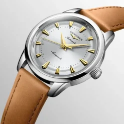 Longines Conquest Heritage 40 mm Automático Esfera Plateada