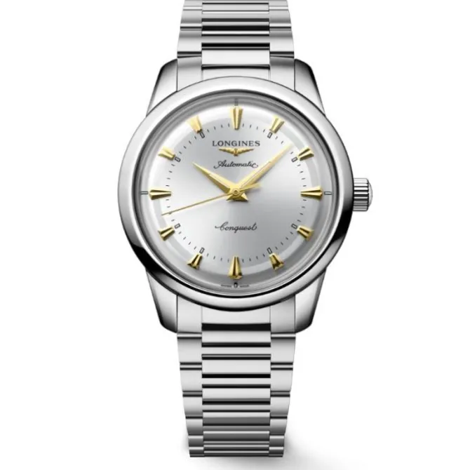 Longines Conquest Heritage 40 mm Automatico Gris