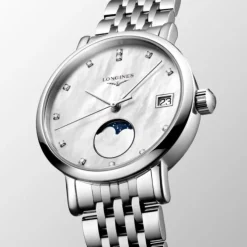 Longines Elegant Collection Diamantes MoonPhase 30mm