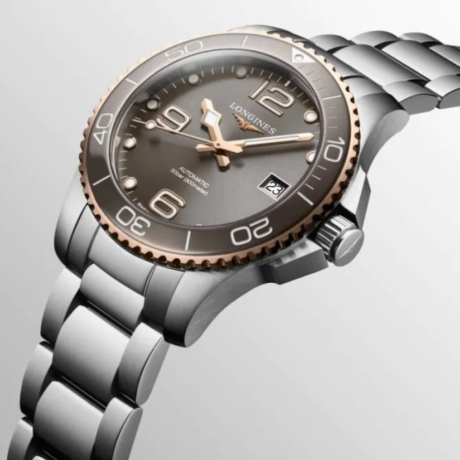 Longines HydroConquest Automático 39 mm Esfera Gris
