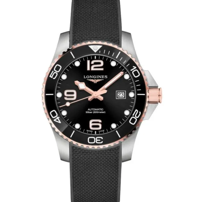 Longines Hydroconquest Automatico 43 mm Acero & Oro Rosa
