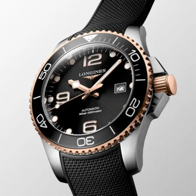 Longines Hydroconquest Automatico 43 mm Acero & Oro Rosa