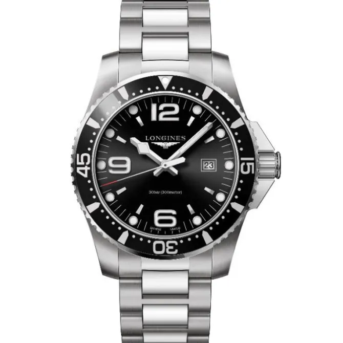 Longines HydroConquest Cuarzo Esfera Negra 44 mm