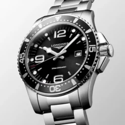 Longines HydroConquest Cuarzo Esfera Negra 44 mm