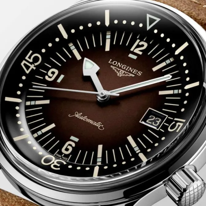 Longines Legend Diver Automático 42 mm Marrón