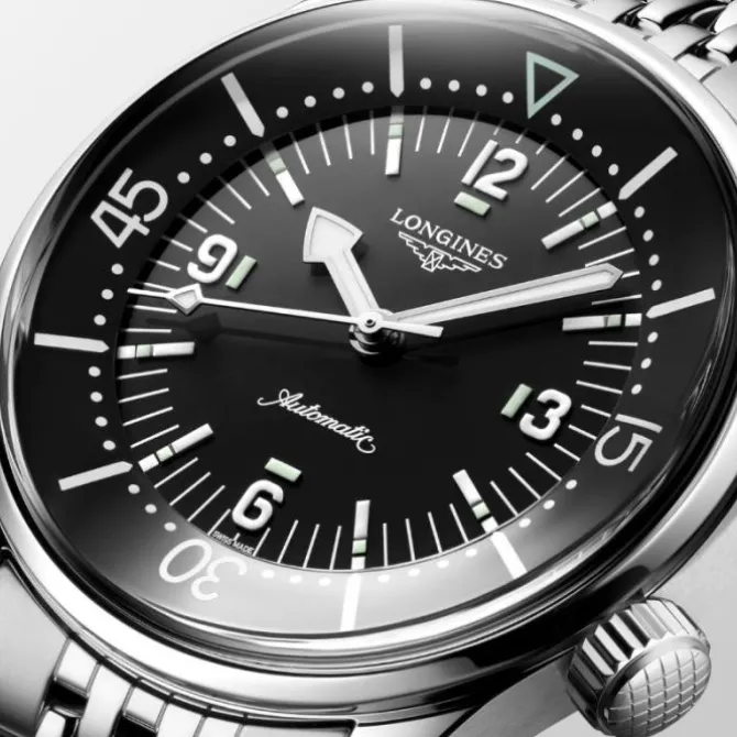Longines Legend Diver 39mm Automatico Negro