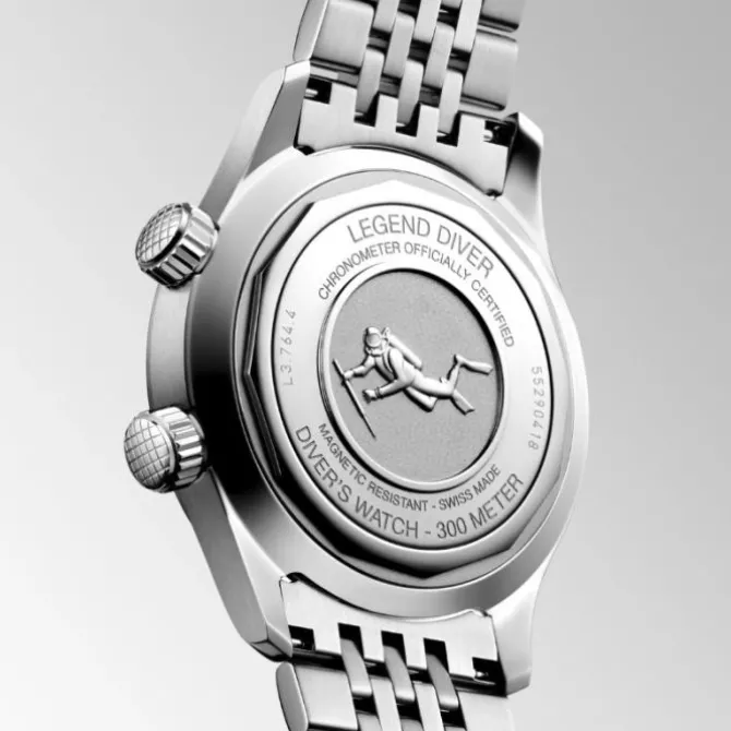 Longines Legend Diver 39mm Automatico Negro