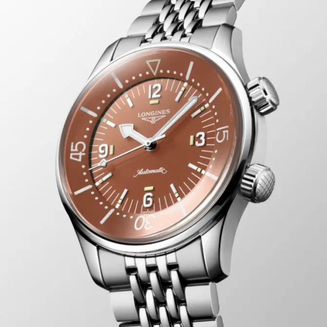 Longines Legend Diver 39mm Automatico Marron