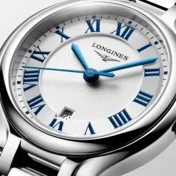 Longines PrimaLuna 30 mm Cuarzo Esfera Plateada