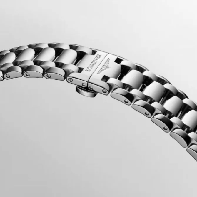 Longines PrimaLuna 34 mm Diamantes Madre Perla Fase Lunar