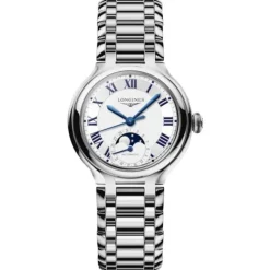 Longines PrimaLuna 34 mm Madre Perla Fase Lunar