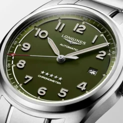 Longines Spirit Automatico 40 mm Verde L3.810.4.03.6