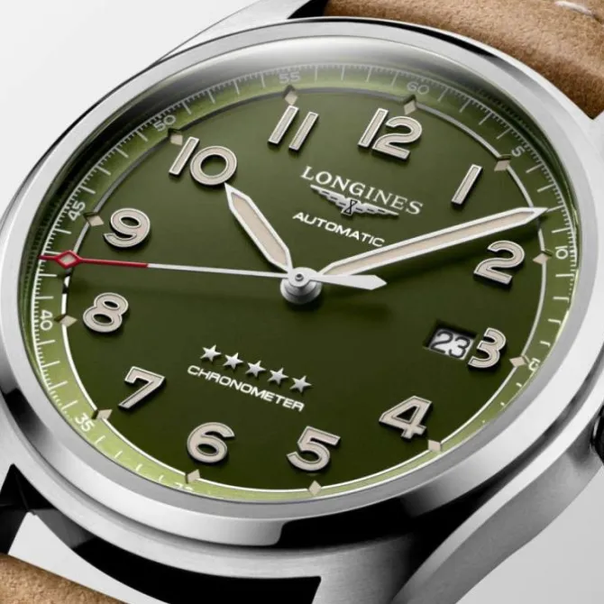 Longines Spirit Automatico 42 mm Verde