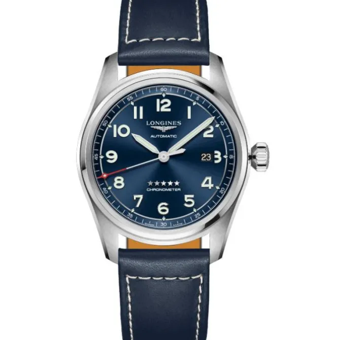 Longines Spirit Automatico 42 mm Esfera Azul L3.811.4.93.0