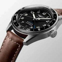 Longines Spirit Zulu Time GMT Automatico Negro 42mm