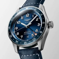 Longines Spirit Zulu Time GMT 42 mm Azul