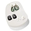 Mattioli Puzzle Box - Pendientes medianos en oro rosa