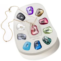 Mattioli Puzzle Kit - Colgante mediano en oro rosa y diamantes