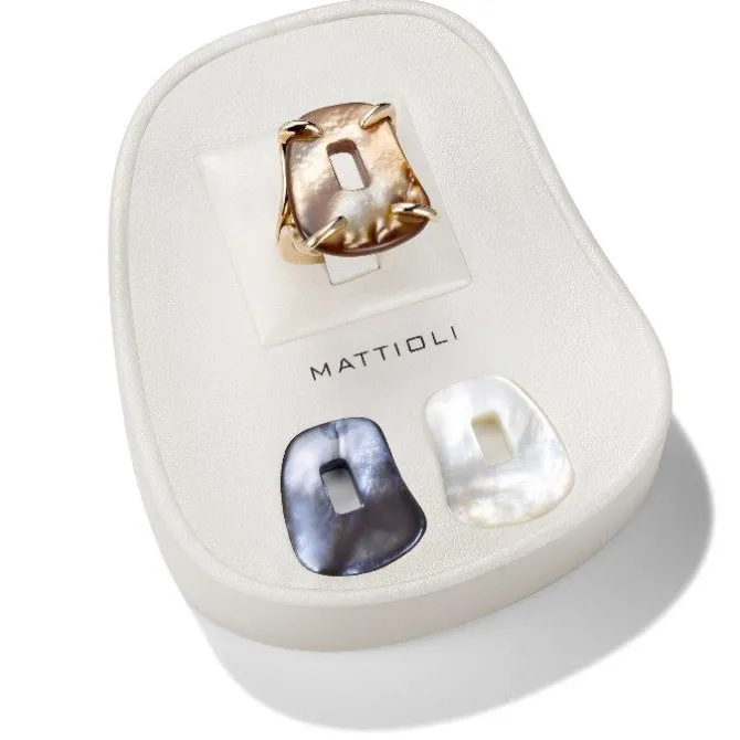 Mattioli Puzzle Kit anillo oro rosa MAN054R012