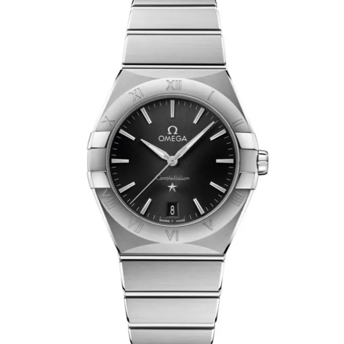 OMEGA Constellation Cuarzo Esfera Negra 36 mm