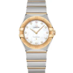 OMEGA Constellation Cuarzo Acero & Oro Amarillo Diamantes 28 mm