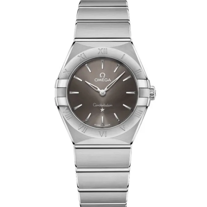 OMEGA Constellation Manhattan Cuarzo Esfera Negra 28 mm 131.10.28.60.06.001