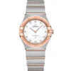 Omega Constellation Manhattan Cuarzo Oro Rosa 28mm