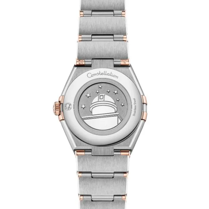 Omega Constellation Manhattan Cuarzo Oro Rosa 28mm