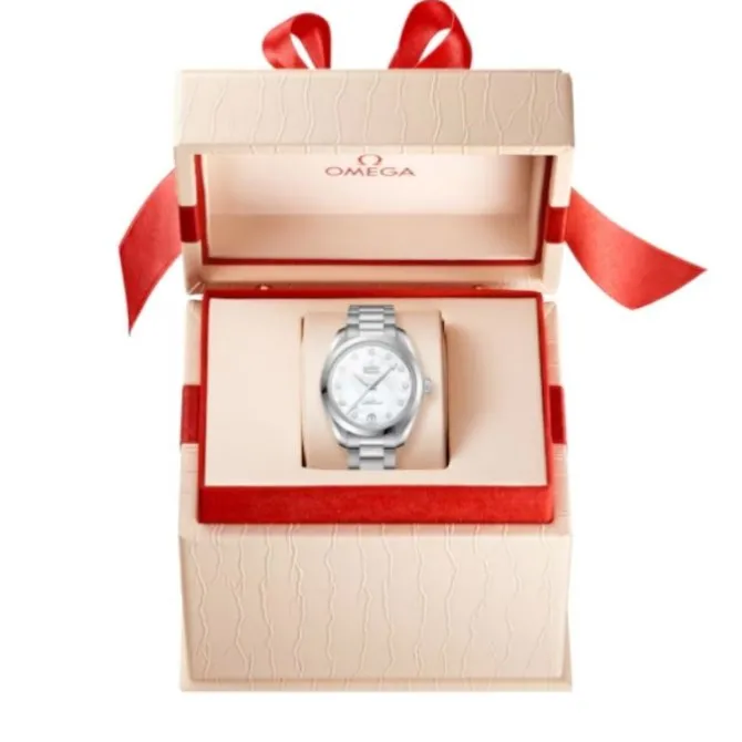 OMEGA Seamaster Aqua Terra 150M 34 mm Madre Perla & Diamantes