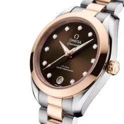 OMEGA Seamaster Aqua Terra 150M 30 mm Marrón Diamantes