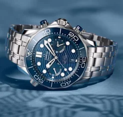 OMEGA Seamaster Diver 300M Co-Axial Cronógrafo 44 mm Azul