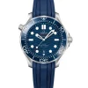 OMEGA Seamaster Diver 300M Co-Axial 42 mm Caucho Azul