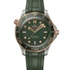 Omega Seamaster Diver 300M Titanio Oro Bronce 42mm