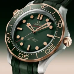 Omega Seamaster Diver 300M Titanio Oro Bronce 42mm
