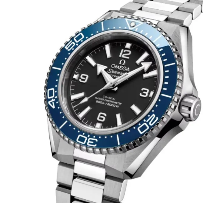 OMEGA Seamaster Planet Ocean 600M 42 mm Acero Bisel Azul