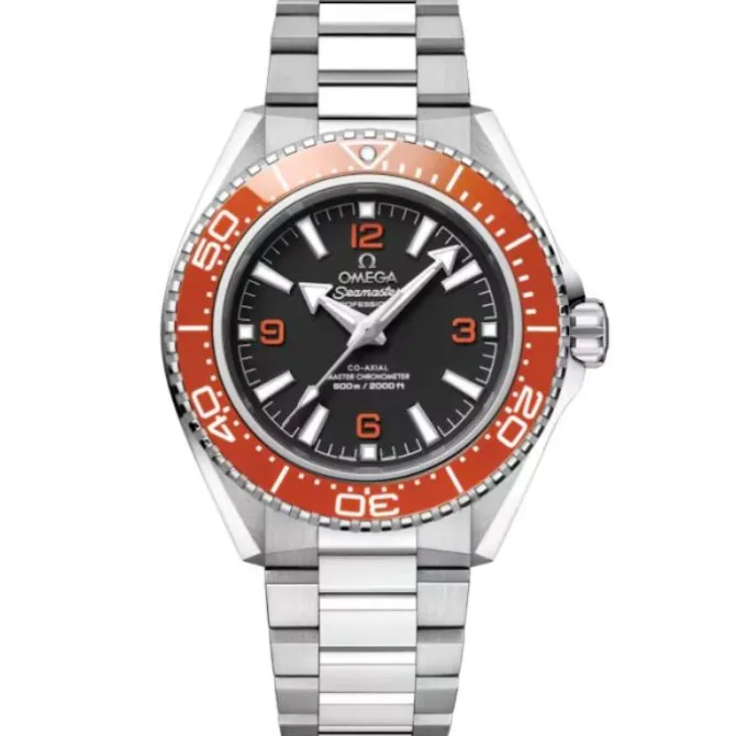 OMEGA Seamaster Planet Ocean 600M 42 mm Acero Bisel Naranja