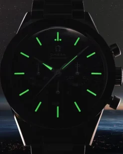 OMEGA Speedmaster Moonwatch Serie Aniversario Cuero Negro
